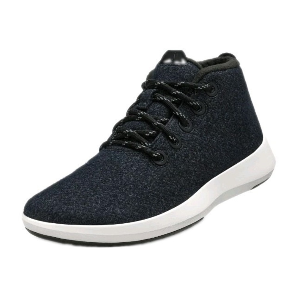 Allbirds Men's Wool Runner Up Mizzle WRUM Hi-Top Charcoal Wool Size 9 NEW! $160